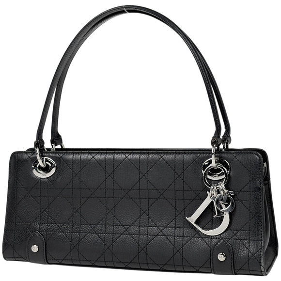CHRISTIAN DIOR Handbags - Christian Dior Cannage handbag, leather, black, women's.